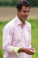 CL2546 WHITE CHECK - Claudio Lugli Shirts