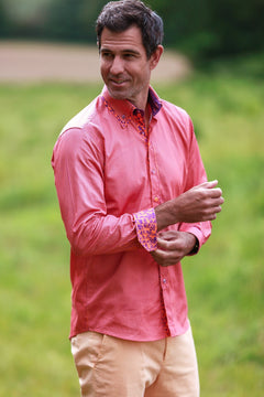 CL2550 STRIPE DOUBLE COLLAR - Claudio Lugli Shirts