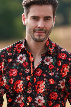 CL2569 GARDEN FLOWERS - Claudio Lugli Shirts