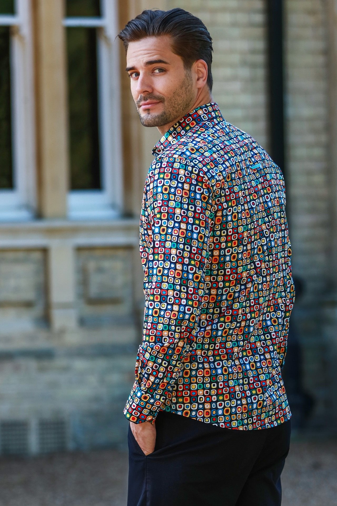 CL2585 ABSTRACT SHAPES - Claudio Lugli Shirts