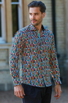 CL2585 ABSTRACT SHAPES - Claudio Lugli Shirts
