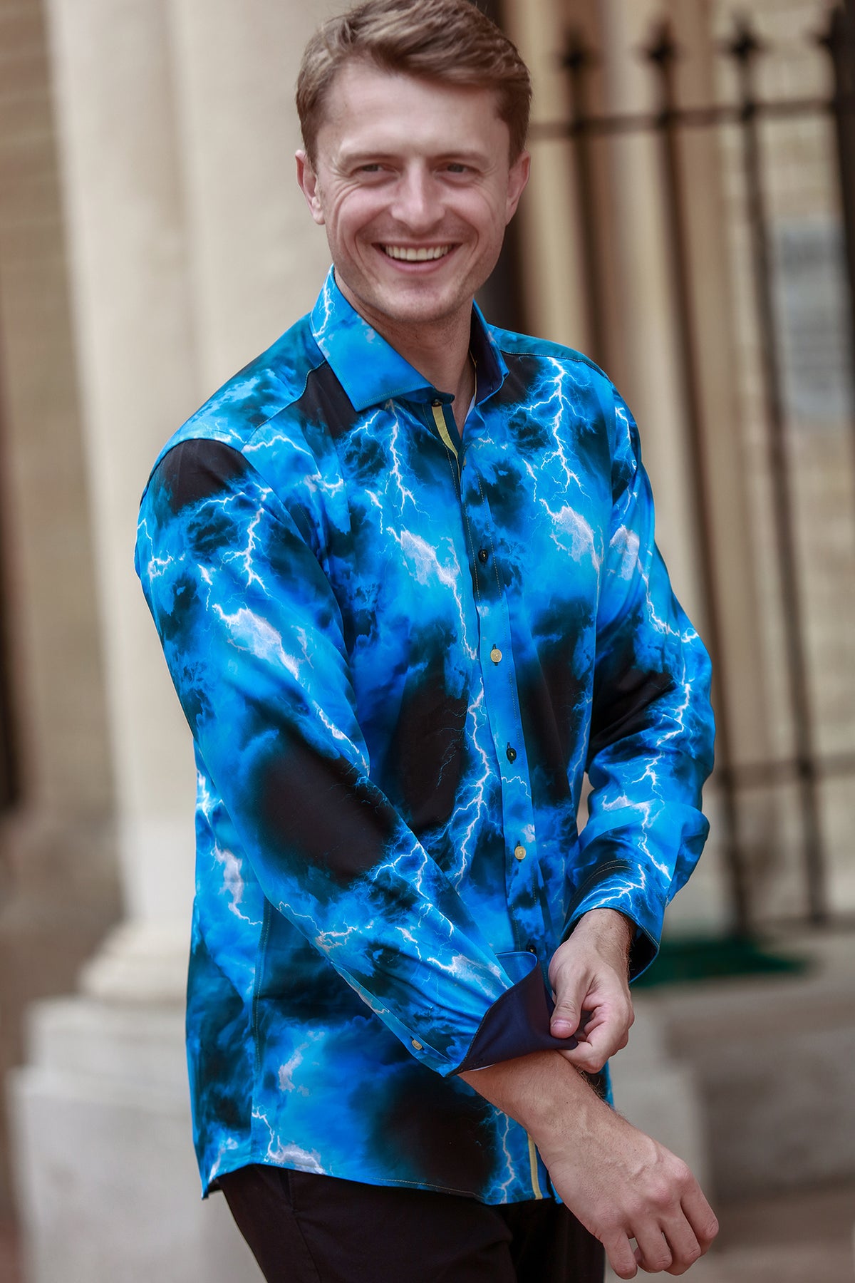 Lightning Bolt Print Shirt