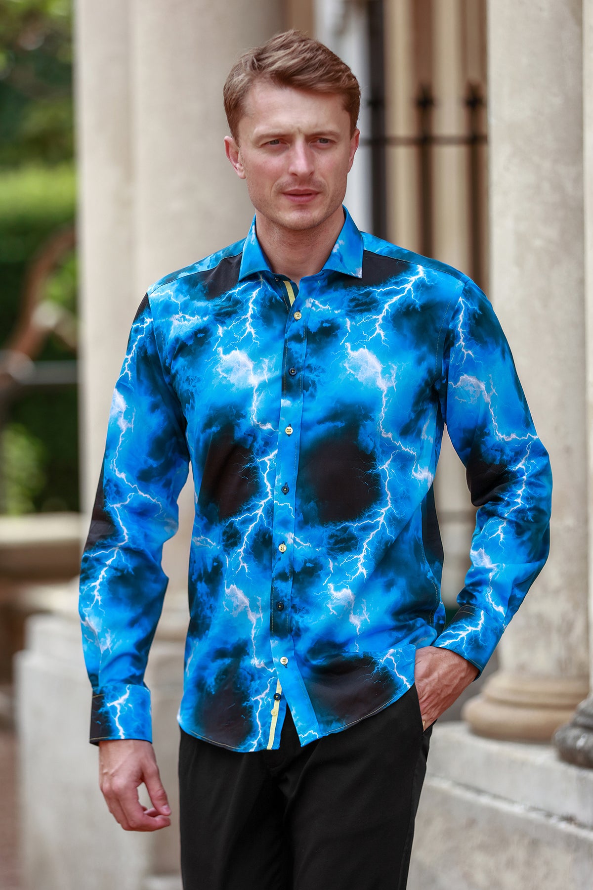 Lightning Bolt Print Shirt