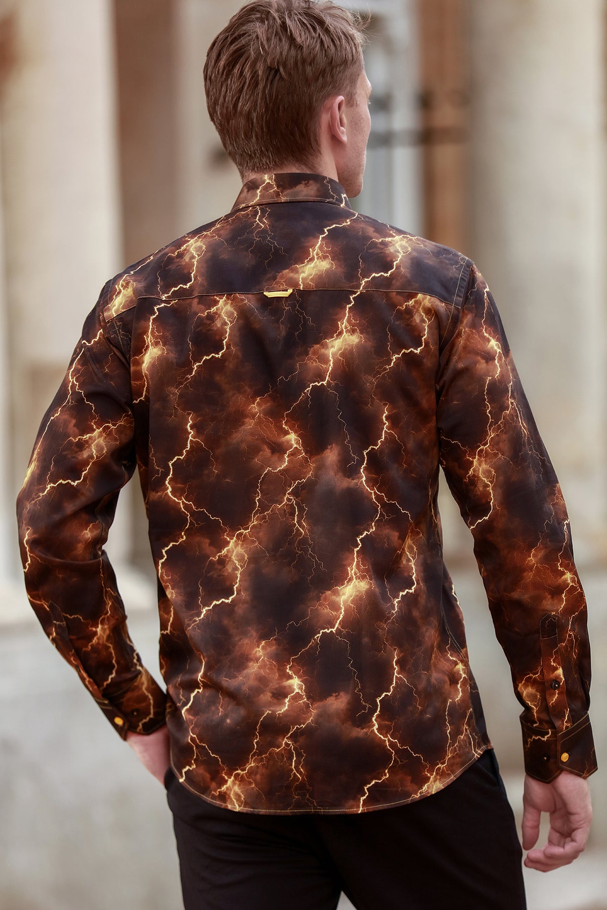 Lightning Bolt Print Shirt