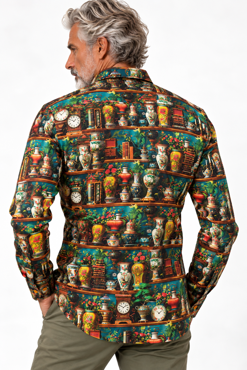 CL26133 Teal Antique - Claudio Lugli Shirts
