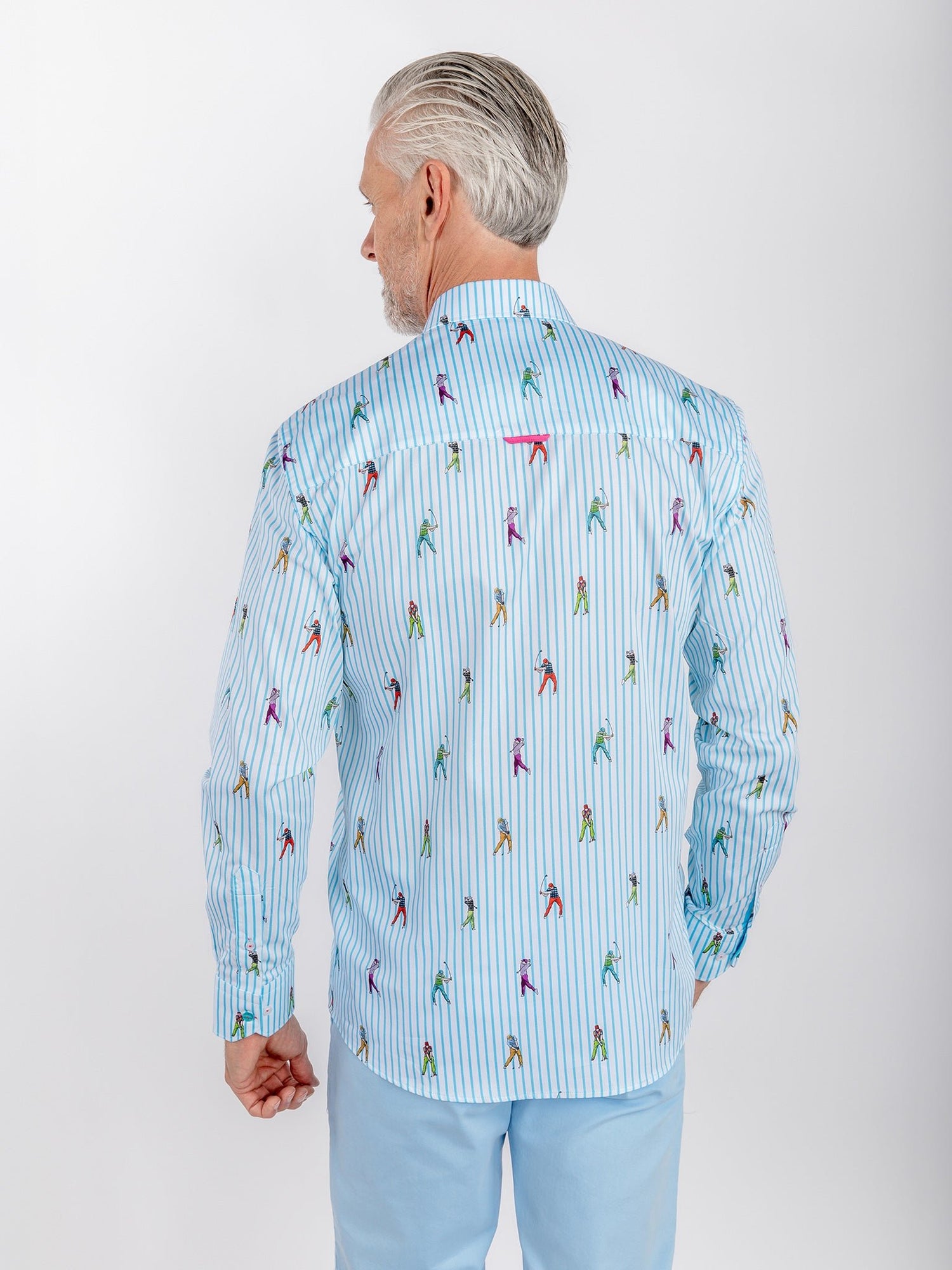 CL2619 STRIPE GOLFER - Claudio Lugli Shirts