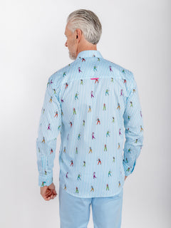 CL2619 STRIPE GOLFER - Claudio Lugli Shirts