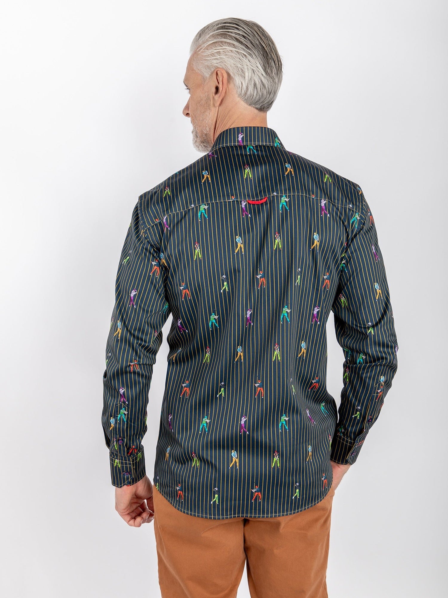 CL2619 STRIPE GOLFER - Claudio Lugli Shirts