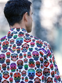 CL2621 EMBROIDERY SKULLS - Claudio Lugli Shirts