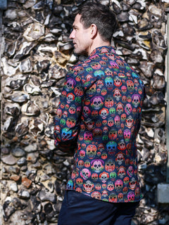 CL2621 EMBROIDERY SKULLS - Claudio Lugli Shirts