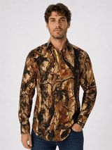 CL2647 Brown Real Tree - Claudio Lugli Shirts