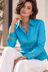 Classic Plain Womens Shirt - Claudio Lugli Shirts