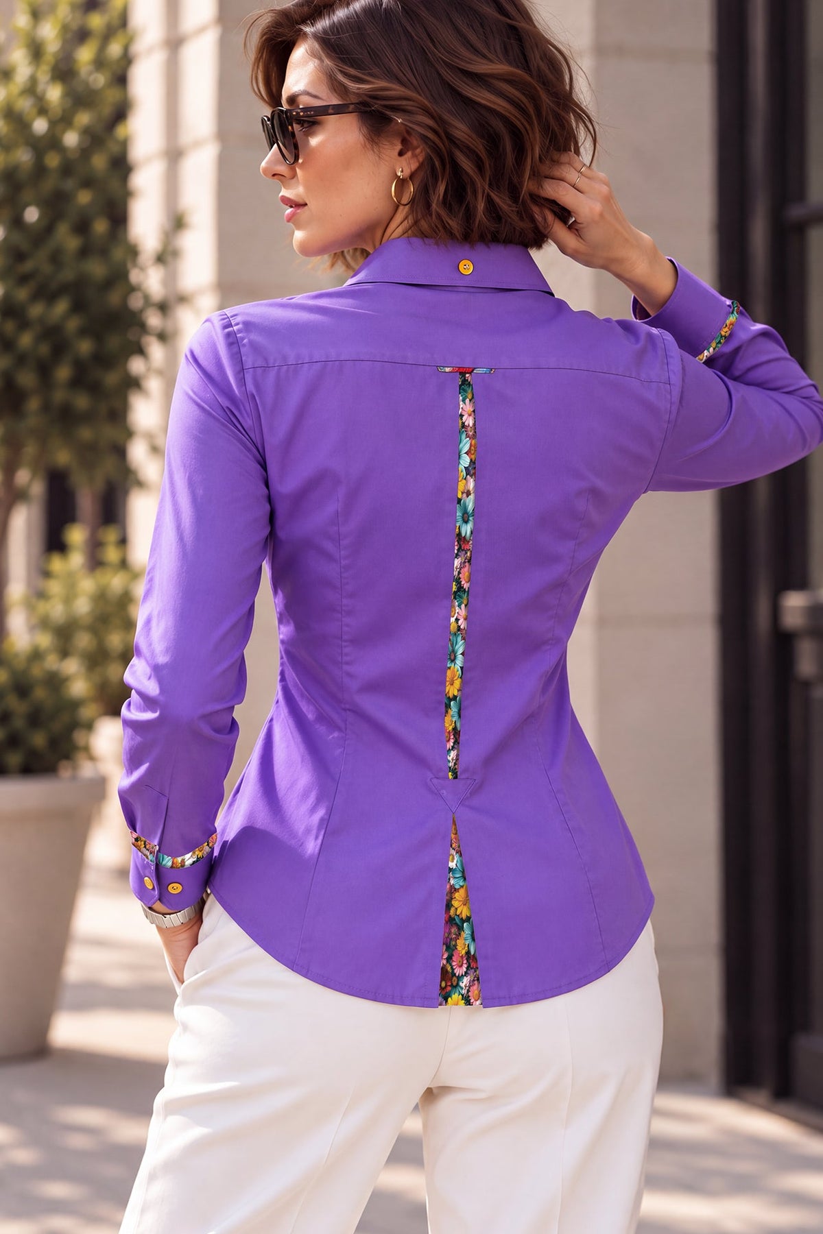 Classic Plain Womens Shirt - Claudio Lugli Shirts