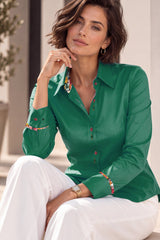 Classic Plain Womens Shirt - Claudio Lugli Shirts