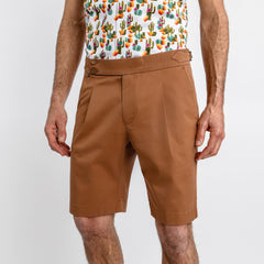 CLAUDIO LUGLI FITTED CHINO SHORTS – Premium Men's Patterned Shirt by Claudio Lugli | Bold Design, Tailored Fit, Best Printed Shirts