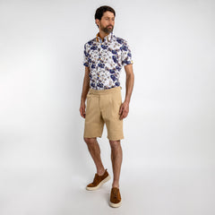 CLAUDIO LUGLI FITTED CHINO SHORTS – Premium Men's Patterned Shirt by Claudio Lugli | Bold Design, Tailored Fit, Best Printed Shirts