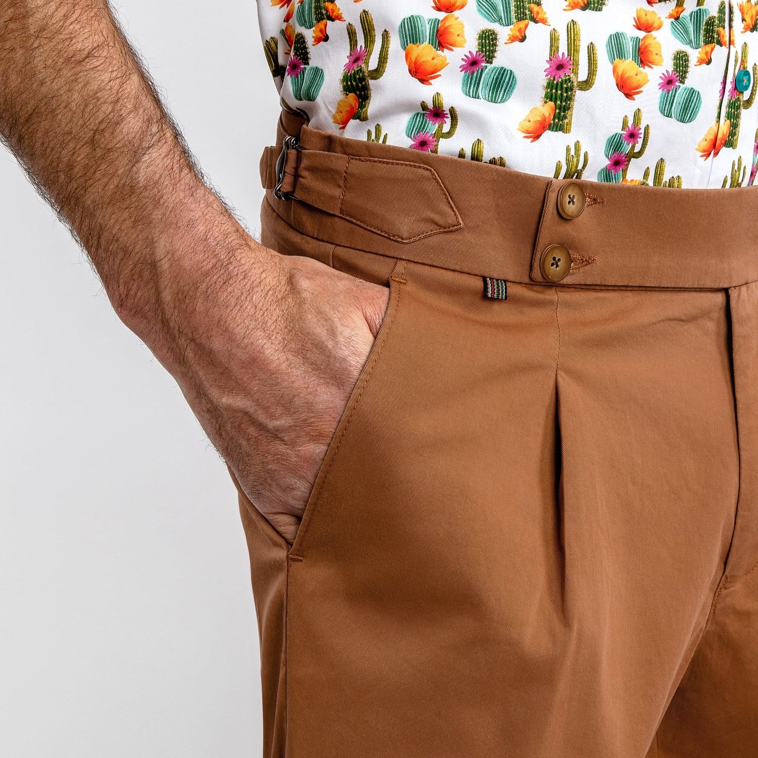 CLAUDIO LUGLI FITTED CHINO SHORTS – Premium Men's Patterned Shirt by Claudio Lugli | Bold Design, Tailored Fit, Best Printed Shirts