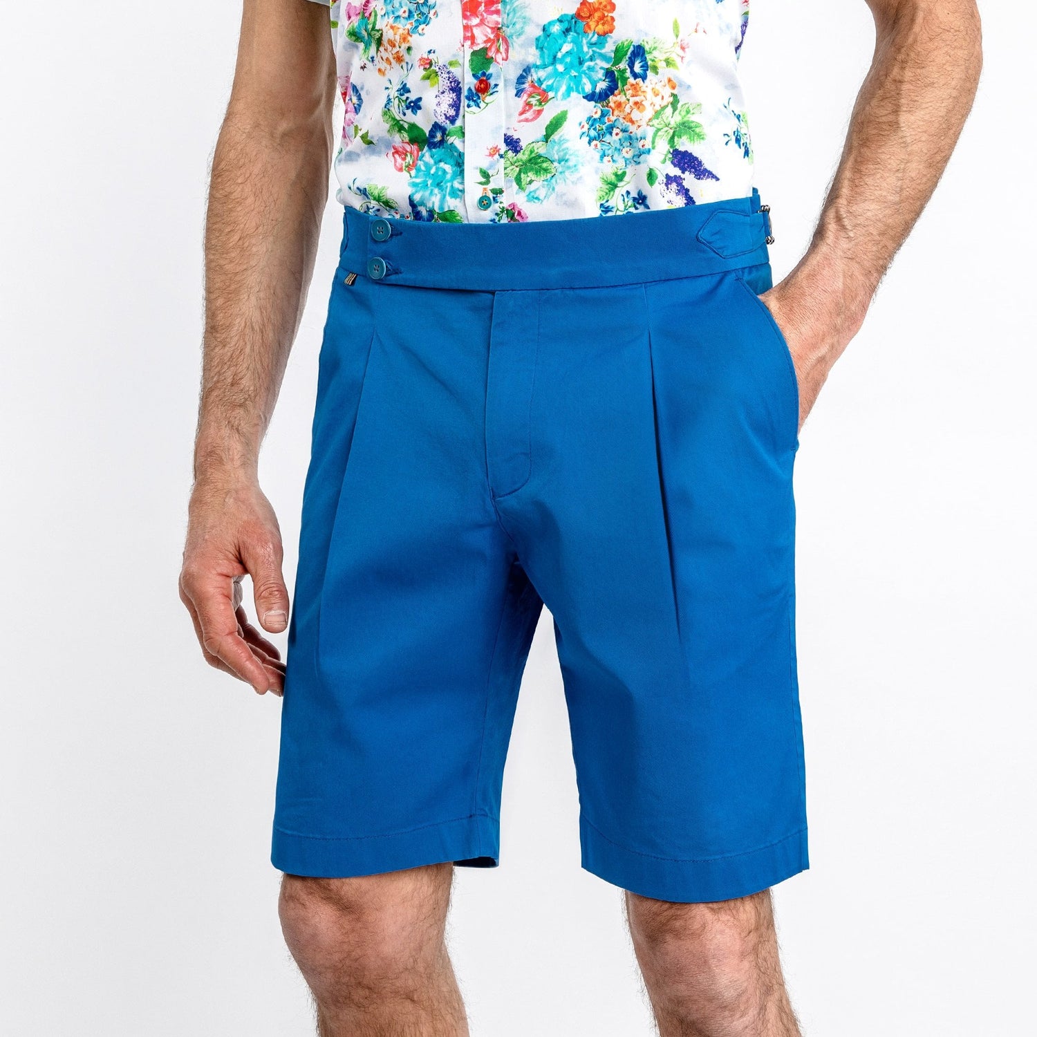 CLAUDIO LUGLI FITTED CHINO SHORTS – Premium Men's Patterned Shirt by Claudio Lugli | Bold Design, Tailored Fit, Best Printed Shirts