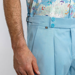 CLAUDIO LUGLI FITTED CHINO SHORTS – Premium Men's Patterned Shirt by Claudio Lugli | Bold Design, Tailored Fit, Best Printed Shirts