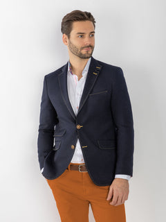 CLJ2533 NAVY BLAZER - Claudio Lugli Shirts