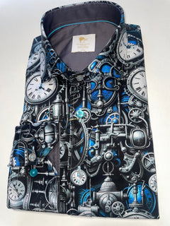 CLOCKWORK CORE PRINT SHIRT - Claudio Lugli Shirts