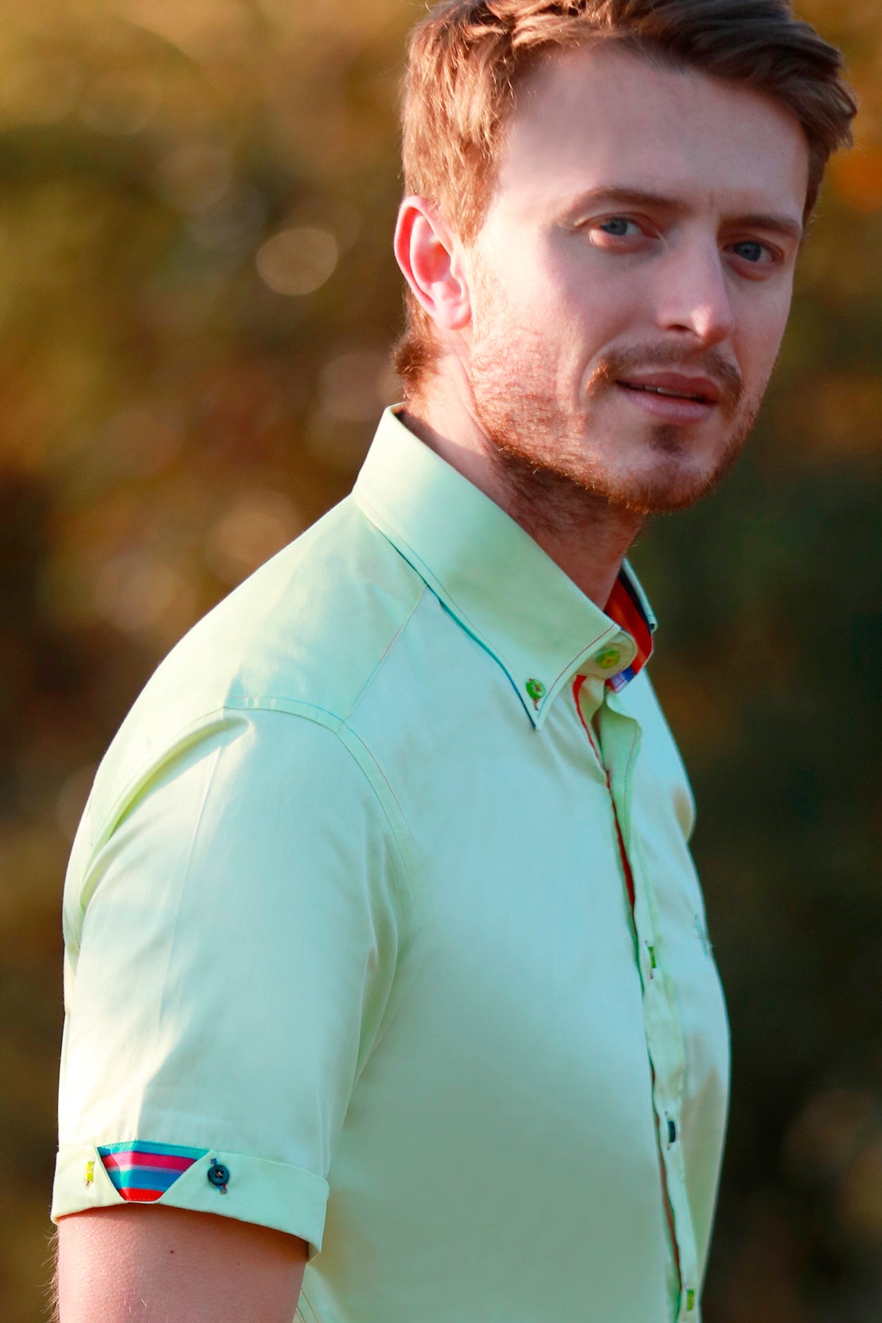 CLASSIC SATIN COTTON SHORT SLEEVE SHIRT PEGASUS EDITION – Premium Men's Patterned Shirt by Claudio Lugli | Bold Design, Tailored Fit, Best Printed Shirts