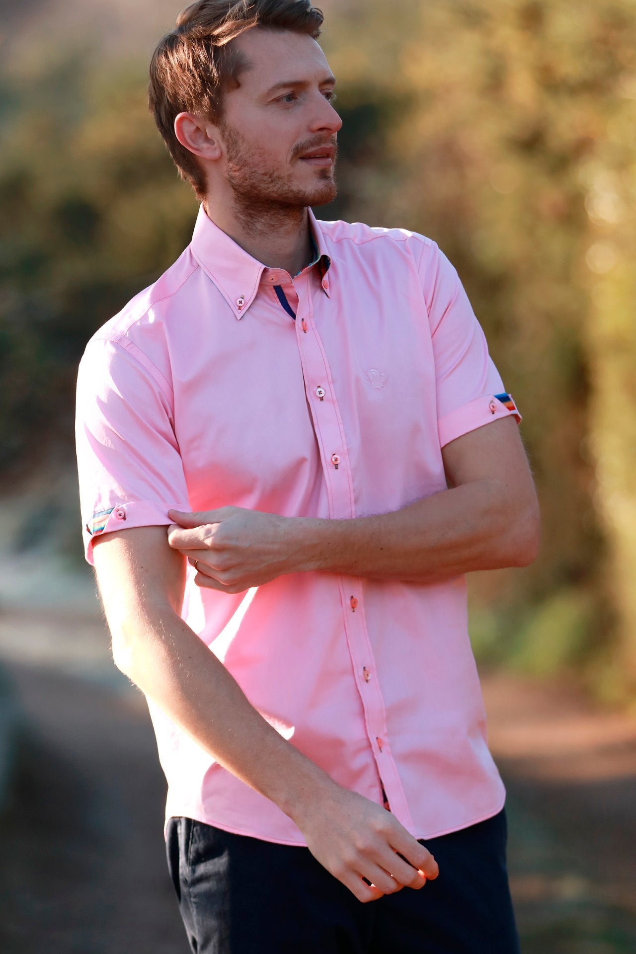 CLASSIC SATIN COTTON SHORT SLEEVE SHIRT PEGASUS EDITION – Premium Men's Patterned Shirt by Claudio Lugli | Bold Design, Tailored Fit, Best Printed Shirts