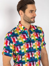 CLS2607 MULTICOLOUR LINEN - Claudio Lugli Shirts