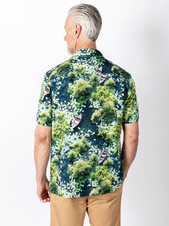CLSH 2608 GREEN LAGOON - Claudio Lugli Shirts