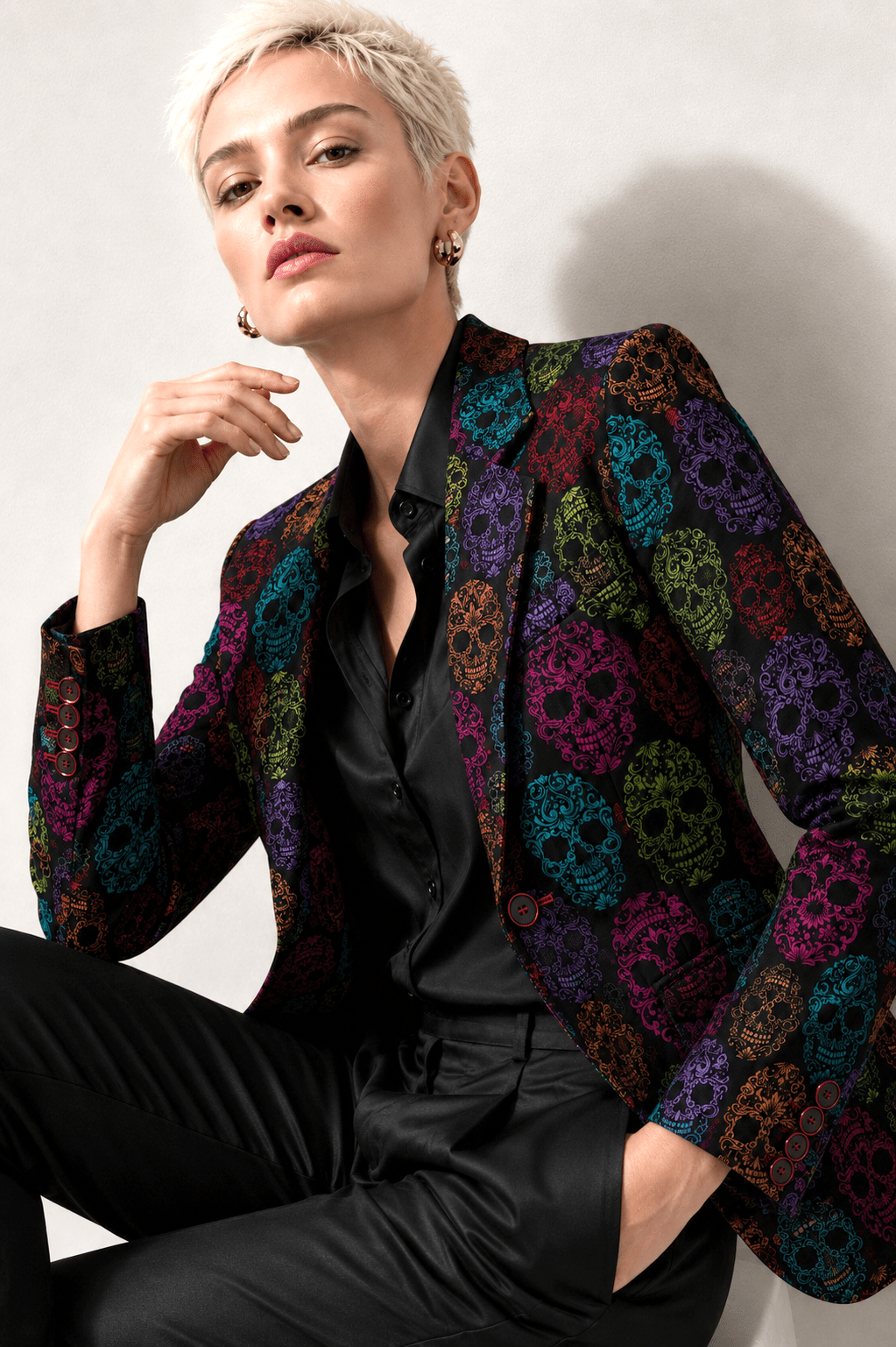 CLWJ2610 BLACK SKULL - Claudio Lugli Shirts