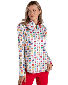 Colour Codes Womens Print Shirt - Claudio Lugli Shirts