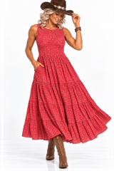 Cowgirl Gingham Dress - Claudio Lugli Shirts