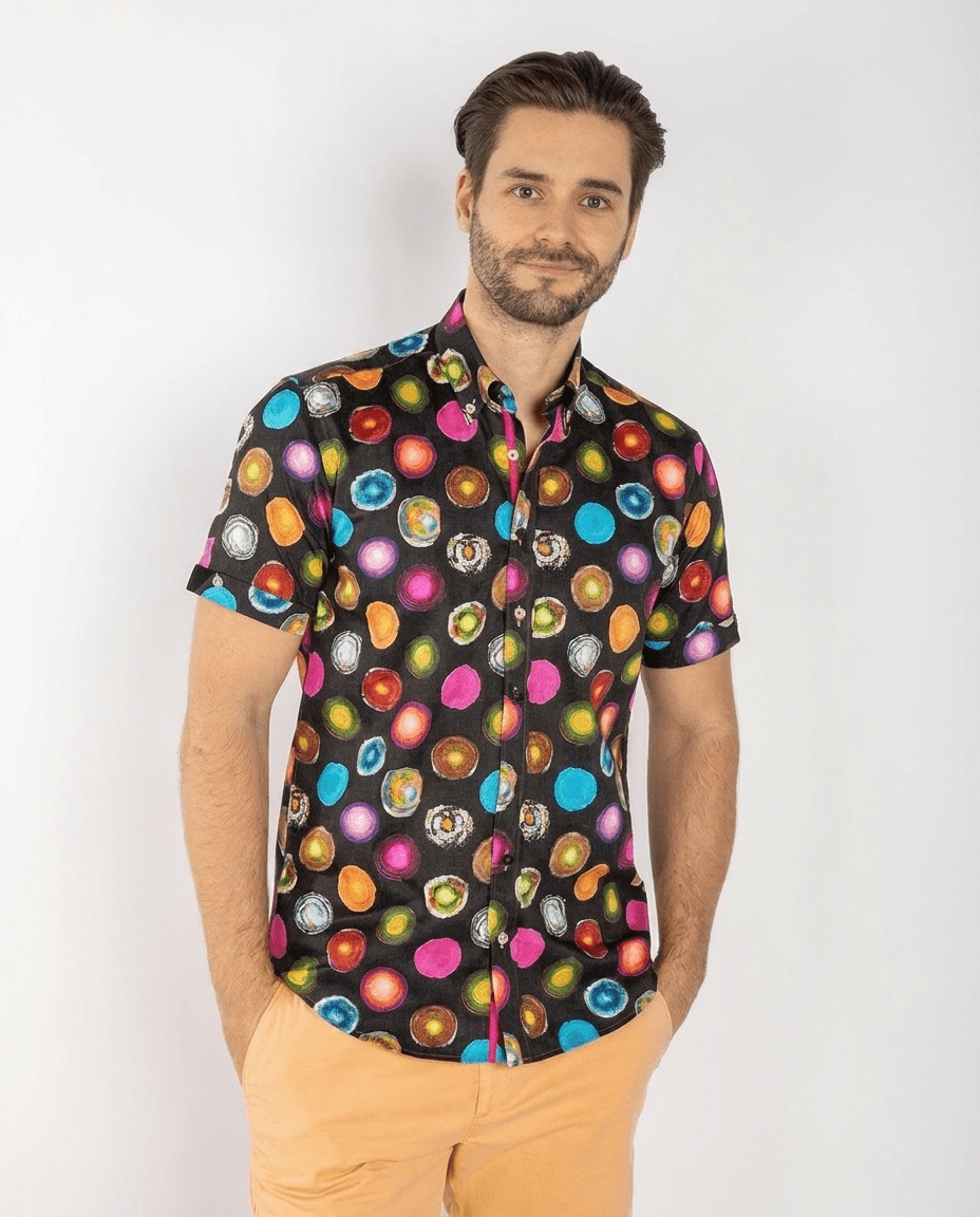 Crystal Core Short Sleeve Shirt - Claudio Lugli Shirts