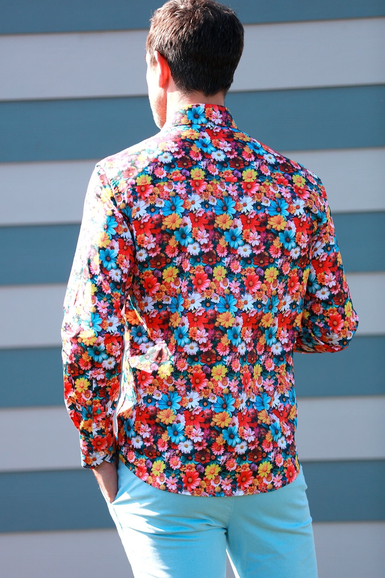 DAISY GARDEN PRINT SHIRT - Claudio Lugli Shirts