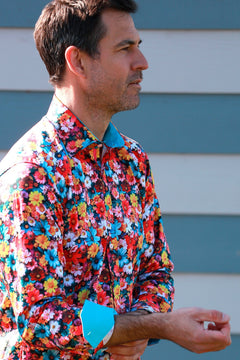 DAISY GARDEN PRINT SHIRT - Claudio Lugli Shirts