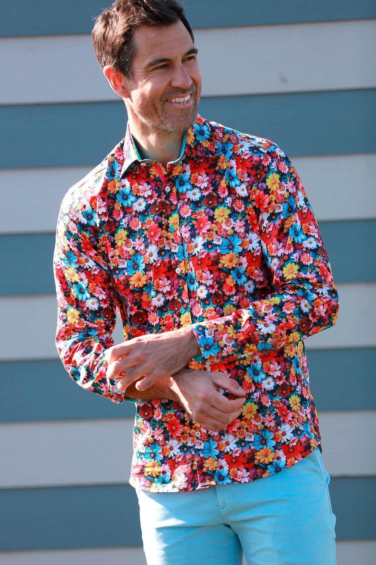 DAISY GARDEN PRINT SHIRT - Claudio Lugli Shirts