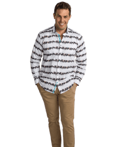 Derby Horse Race Print Shirt - Claudio Lugli Shirts