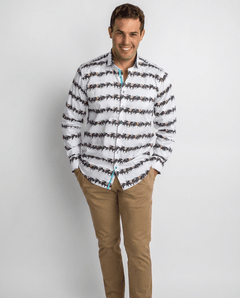 Derby Horse Race Print Shirt - Claudio Lugli Shirts