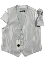 DIAMONDS WAISTCOAT, CRAVAT AND HANDKERCHIEF SET - Claudio Lugli Shirts