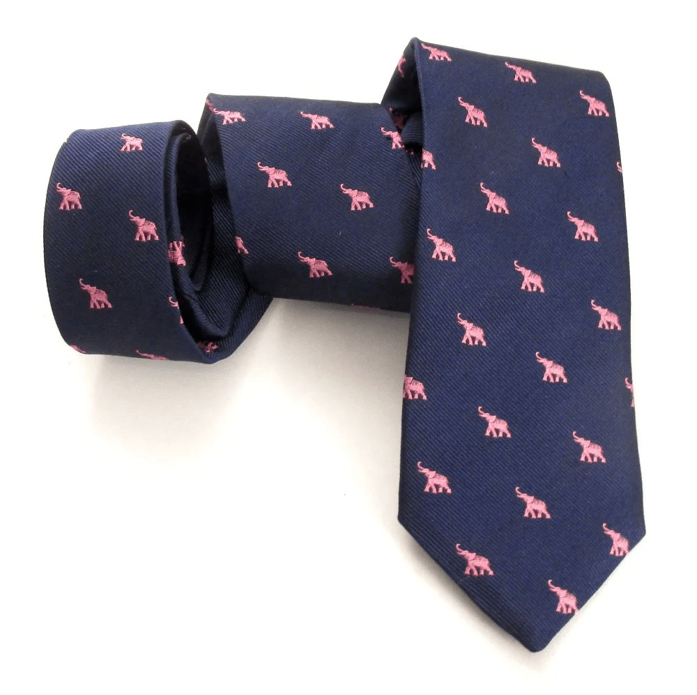 Elephant Silk Neck - Tie by Van Buck - Claudio Lugli Shirts