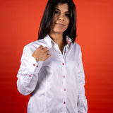 ELIZABETH FLORAL WOMENS PRINT SHIRT - Premium Men's Patterned Shirt by Claudio Lugli | Bold Design, Tailored Fit, Best Printed Shirts