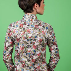 ELIZABETH FLORAL WOMENS PRINT SHIRT - Premium Men's Patterned Shirt by Claudio Lugli | Bold Design, Tailored Fit, Best Printed Shirts