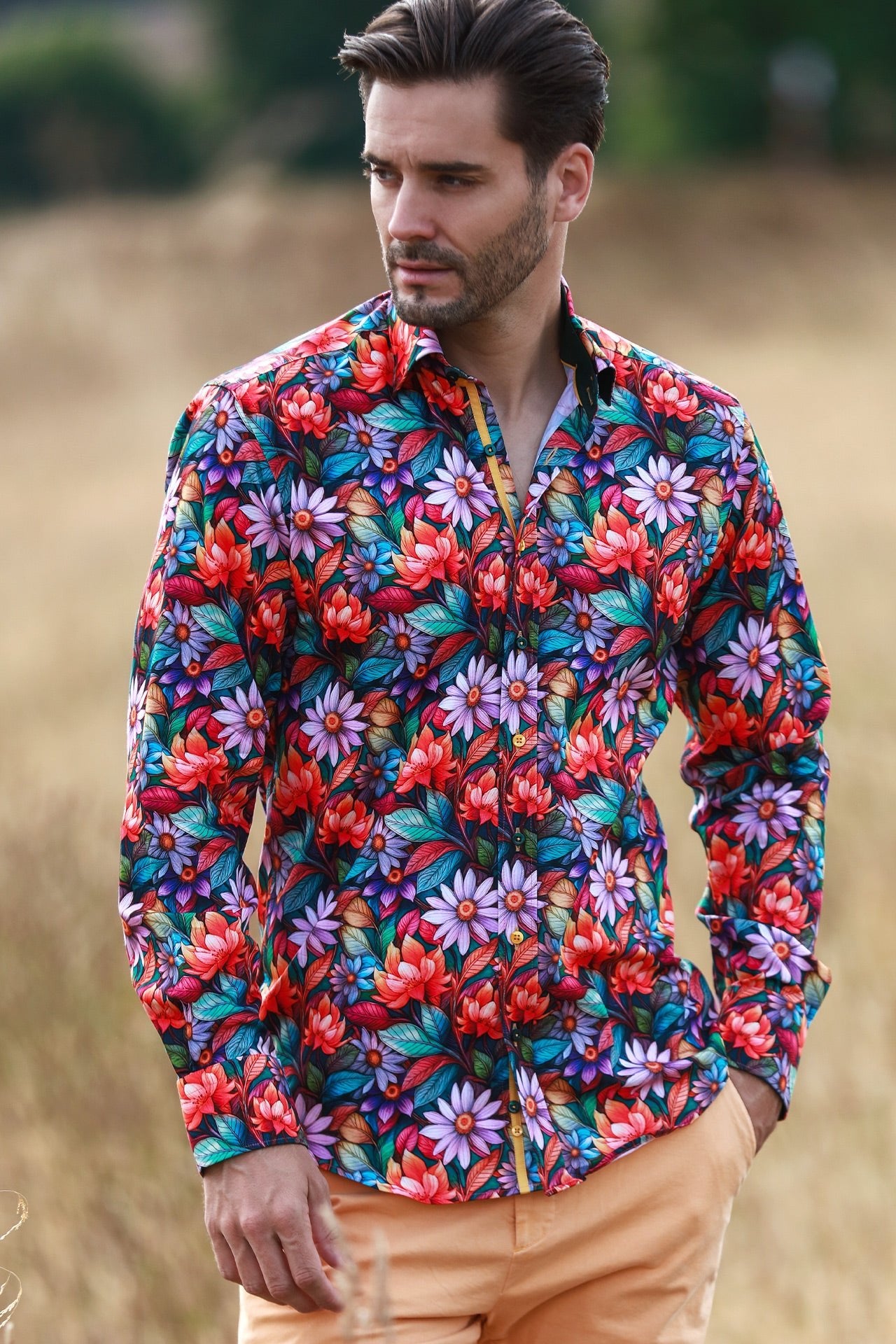 ENDLESS SUMMER PRINT SHIRT - Claudio Lugli Shirts