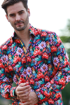 ENDLESS SUMMER PRINT SHIRT - Claudio Lugli Shirts