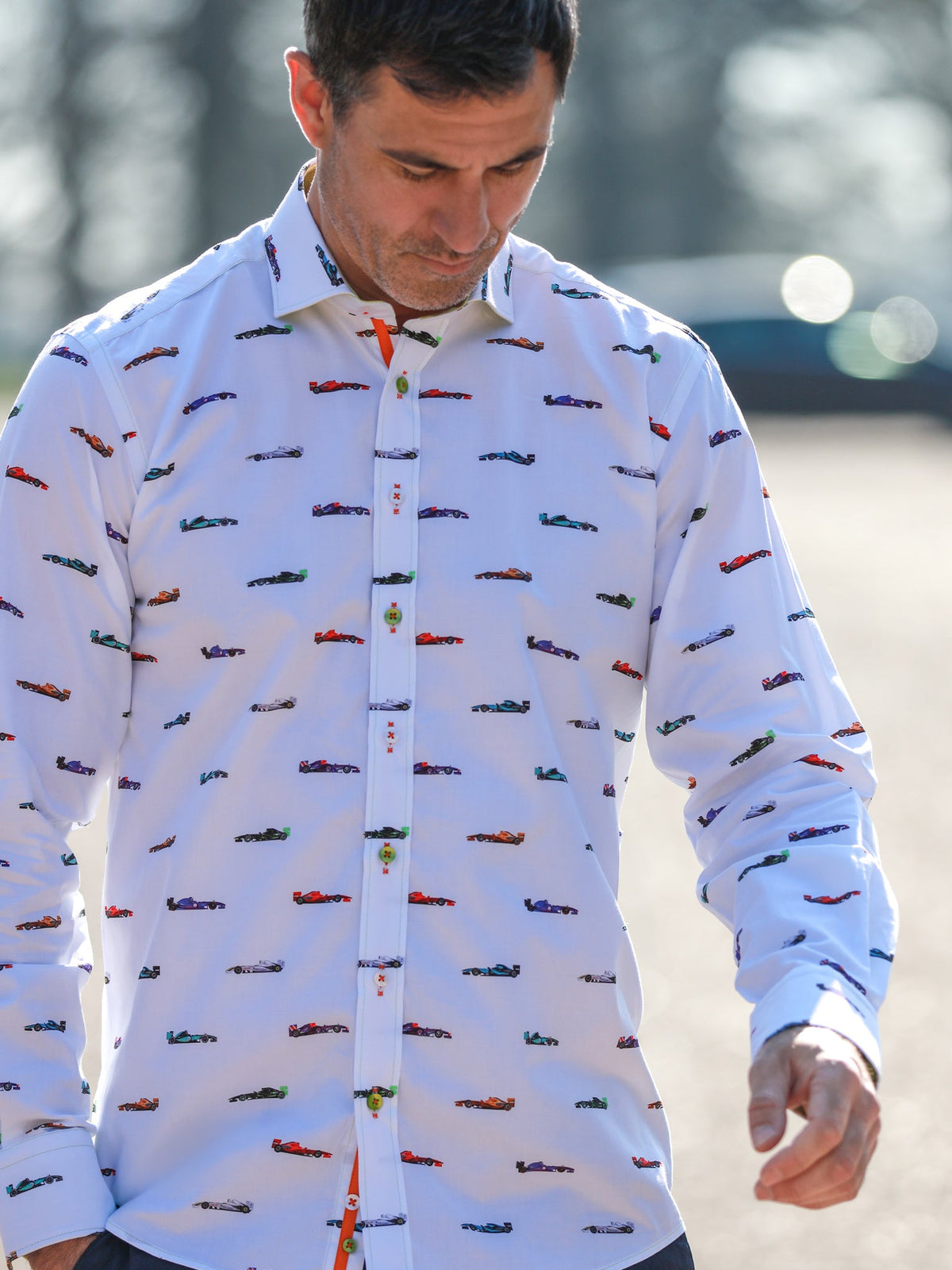 F1 Icon Cars Print Shirt - Claudio Lugli Shirts