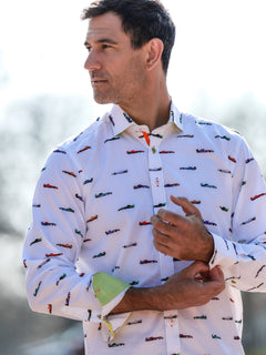 F1 Icon Cars Print Shirt - Claudio Lugli Shirts