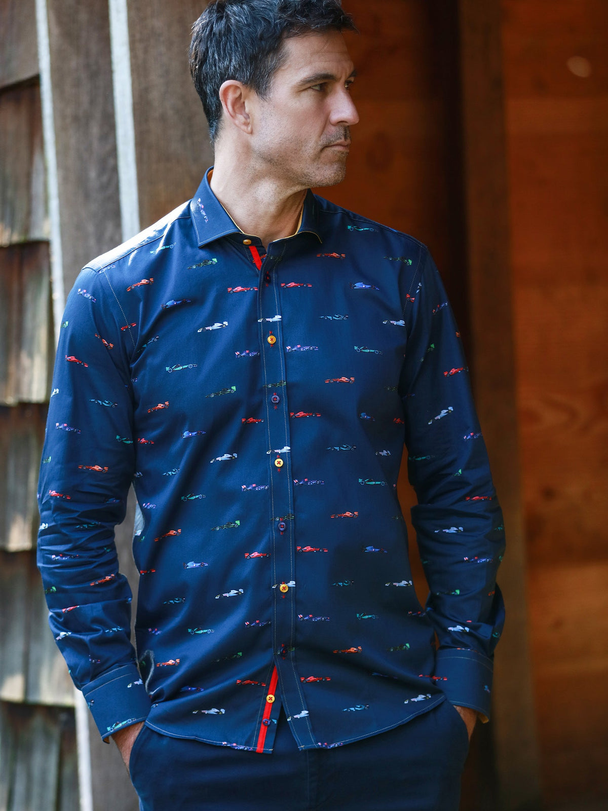 F1 Icon Cars Print Shirt - Claudio Lugli Shirts