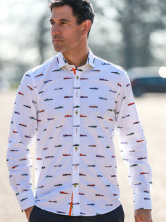 F1 Icon Cars Print Shirt - Claudio Lugli Shirts