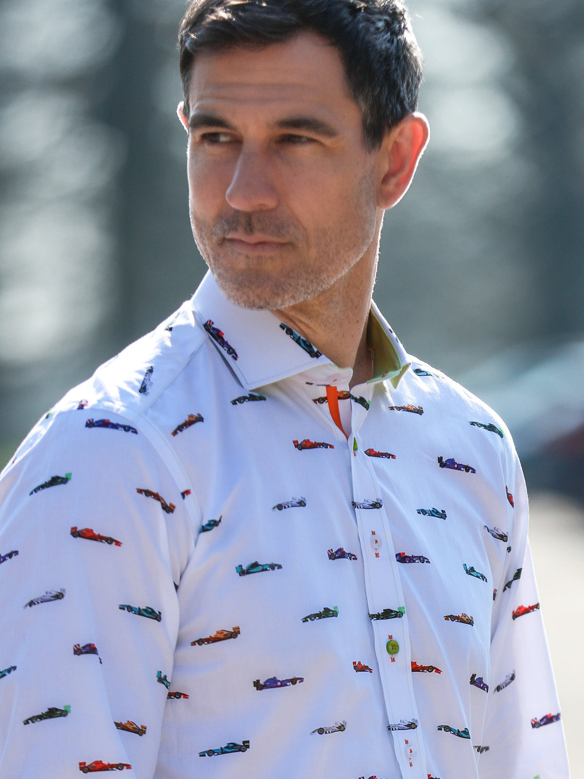 F1 Icon Cars Print Shirt - Claudio Lugli Shirts