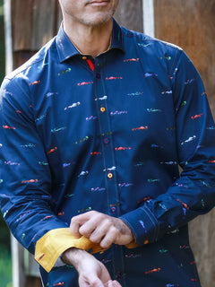 F1 Icon Cars Print Shirt - Claudio Lugli Shirts